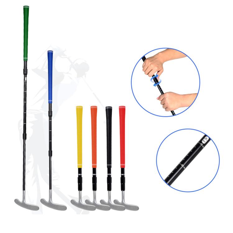 43-90cm Golf 3-section Telescopic Putter Two-way Left and Right Hand Practice Putting