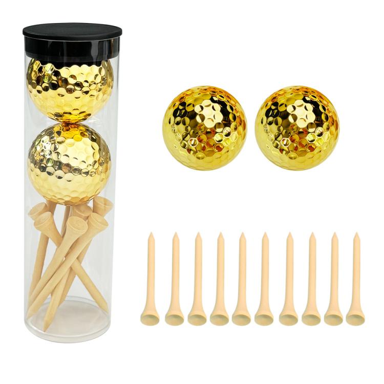 PVC Cylinder Golf Ball Tee Kit  Accessories, White Set 1, White Set 2, White Set 3, White Set 4, Gold Set 1, Gold Set 2, Gold Set 3, Gold Set 4