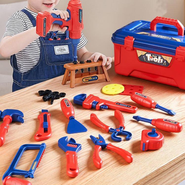 Children Simulation Repair Tools Pretend Play Toys Set, 46pcs / Set, 47pcs / Set, 48pcs / Set