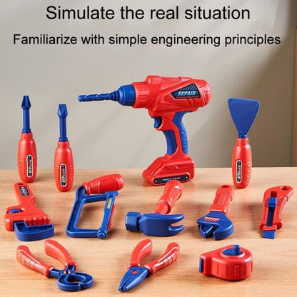 Children Simulation Repair Tools Pretend Play Toys Set, 46pcs / Set, 47pcs / Set, 48pcs / Set
