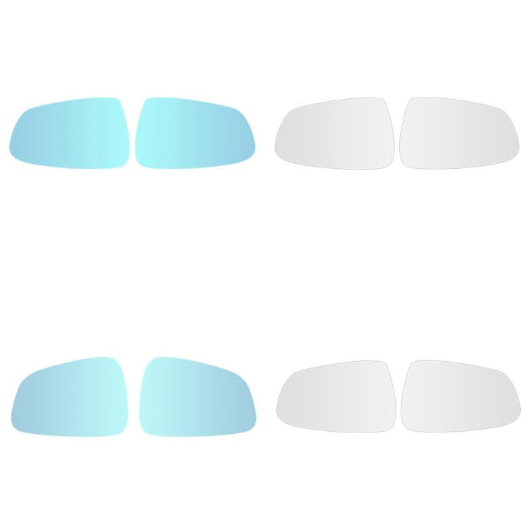 Wide Field Of View Anti-glare Rearview Mirror Reversing Lens, For Tesla Model S Blue, For Tesla Model S White, For Tesla Model X Blue, For Tesla Model X White