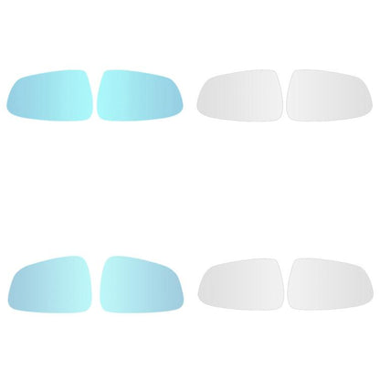 Wide Field Of View Anti-glare Rearview Mirror Reversing Lens, For Tesla Model S Blue, For Tesla Model S White, For Tesla Model X Blue, For Tesla Model X White