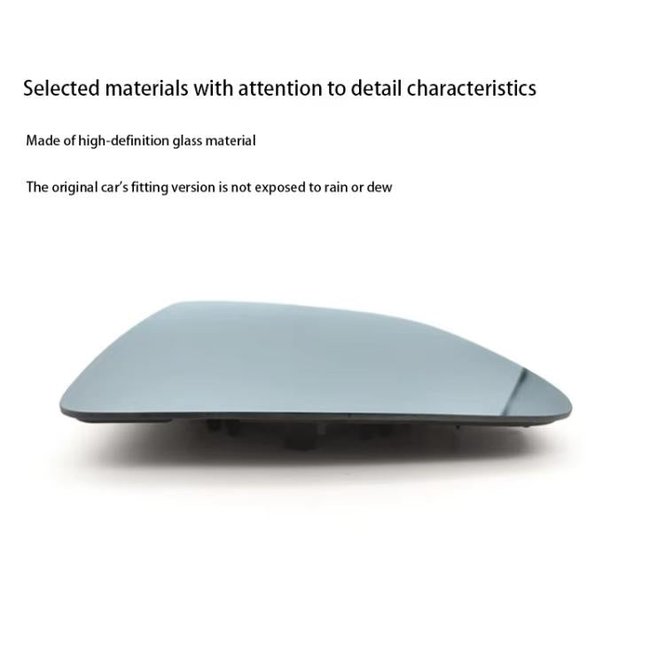 Wide Field Of View Anti-glare Rearview Mirror Reversing Lens, For Tesla Model S Blue, For Tesla Model S White, For Tesla Model X Blue, For Tesla Model X White