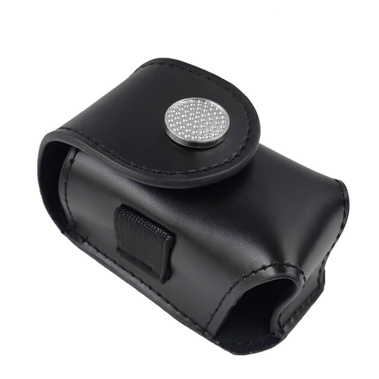 Golf Ball Bag Tee Storage Pouch Portable Cowhide Waist Bag, Black Set, Brown Set, Empty Bag Black, Empty Bag Brown