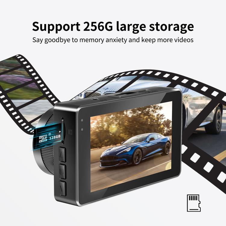 4K+1080P Driving Recorder Dual Front & Rear Recording WIFI Reversing Images