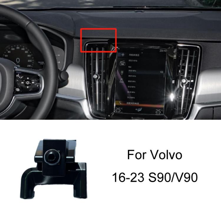 For Volvo Left Driving Car-Mounted Special Mobile Phone Navigation Bracket Base, 09-17 XC60, 15-23 XC90, 16-23 S90 With Glue/V90, 16-23 S90 Buckle/V90, 18-23 XC60, 20-23 S60/V60, 20-23 XC40