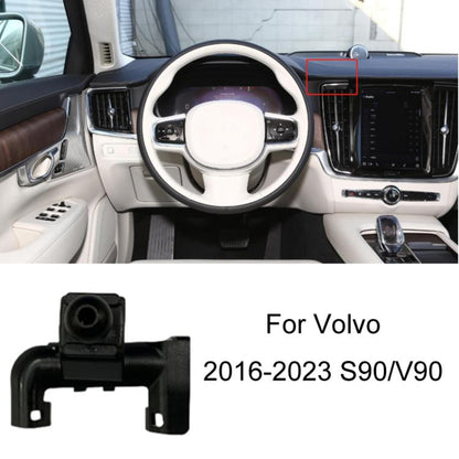 For Volvo Left Driving Car-Mounted Special Mobile Phone Navigation Bracket Base, 09-17 XC60, 15-23 XC90, 16-23 S90 With Glue/V90, 16-23 S90 Buckle/V90, 18-23 XC60, 20-23 S60/V60, 20-23 XC40