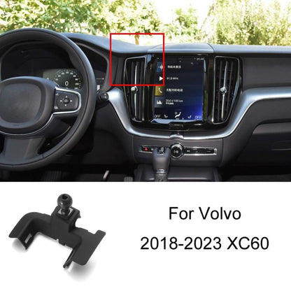 For Volvo Left Driving Car-Mounted Special Mobile Phone Navigation Bracket Base, 09-17 XC60, 15-23 XC90, 16-23 S90 With Glue/V90, 16-23 S90 Buckle/V90, 18-23 XC60, 20-23 S60/V60, 20-23 XC40