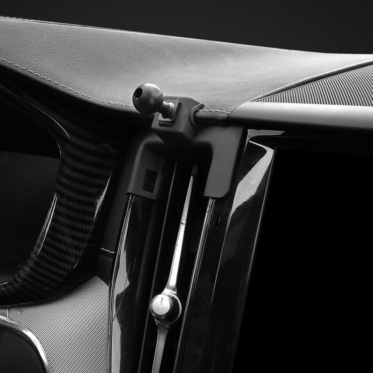 For Volvo Left Driving Car-Mounted Special Mobile Phone Navigation Bracket Base, 09-17 XC60, 15-23 XC90, 16-23 S90 With Glue/V90, 16-23 S90 Buckle/V90, 18-23 XC60, 20-23 S60/V60, 20-23 XC40