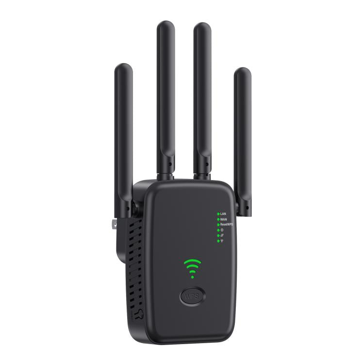 Urant U11 1200Mbps 2.4G&5.8G Wireless Repeater WiFi Signal Amplifier Support WPS Quick Setting, US Plug White, US Plug Black, EU Plug White, EU Plug Black, UK Plug White, UK Plug Black