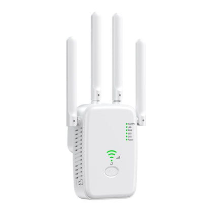 Urant U11 1200Mbps 2.4G&5.8G Wireless Repeater WiFi Signal Amplifier Support WPS Quick Setting, US Plug White, US Plug Black, EU Plug White, EU Plug Black, UK Plug White, UK Plug Black