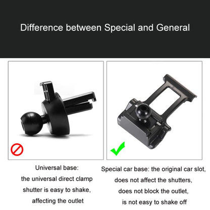 For Morris Garages Left Driving Car-Mounted Special Mobile Phone Navigation Bracket Base, 11-16 MG3, 17-21 MG6, 17-21 ZS/EZS, 17-22 ZS/EZS, 18-20 HS, 21-22 MG5, 22 ONE, 22 MG5 Scorpio