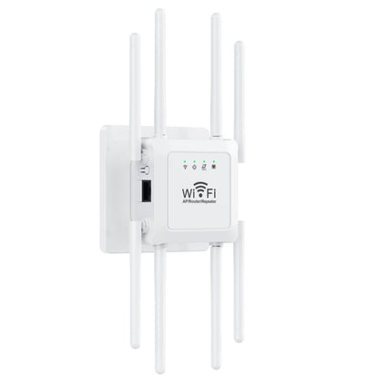U18 300Mbps 2.4G Wireless Repeater WiFi Signal Amplifier With 8 Antennas, US Plug Black, EU Plug Black, US Plug White, EU Plug White