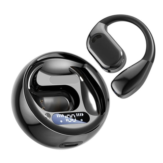 M76 Intelligent AI Translation On-Ear Digital Display Bluetooth Earphone