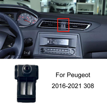 For Peugeot Left Driving Car-Mounted Special Mobile Phone Navigation Bracket Base, 19-22 508, 16-21 308, 14-20 408, 16-22 4008/17-23 5008, 10-13 408, 13-19 3008, 16-19 308, 23 408X
