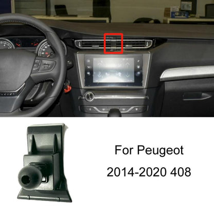 For Peugeot Left Driving Car-Mounted Special Mobile Phone Navigation Bracket Base, 19-22 508, 16-21 308, 14-20 408, 16-22 4008/17-23 5008, 10-13 408, 13-19 3008, 16-19 308, 23 408X