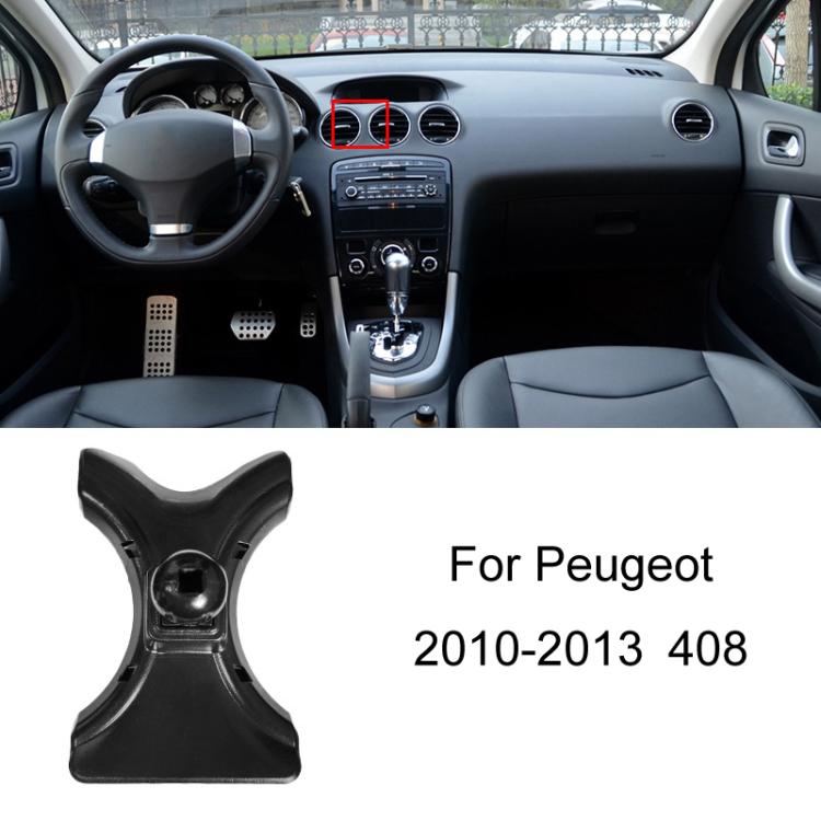 For Peugeot Left Driving Car-Mounted Special Mobile Phone Navigation Bracket Base, 19-22 508, 16-21 308, 14-20 408, 16-22 4008/17-23 5008, 10-13 408, 13-19 3008, 16-19 308, 23 408X