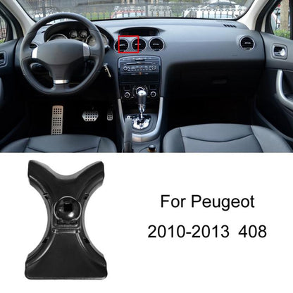 For Peugeot Left Driving Car-Mounted Special Mobile Phone Navigation Bracket Base, 19-22 508, 16-21 308, 14-20 408, 16-22 4008/17-23 5008, 10-13 408, 13-19 3008, 16-19 308, 23 408X