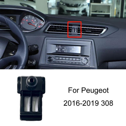 For Peugeot Left Driving Car-Mounted Special Mobile Phone Navigation Bracket Base, 19-22 508, 16-21 308, 14-20 408, 16-22 4008/17-23 5008, 10-13 408, 13-19 3008, 16-19 308, 23 408X