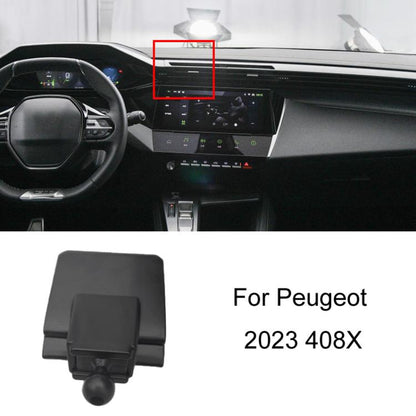 For Peugeot Left Driving Car-Mounted Special Mobile Phone Navigation Bracket Base, 19-22 508, 16-21 308, 14-20 408, 16-22 4008/17-23 5008, 10-13 408, 13-19 3008, 16-19 308, 23 408X