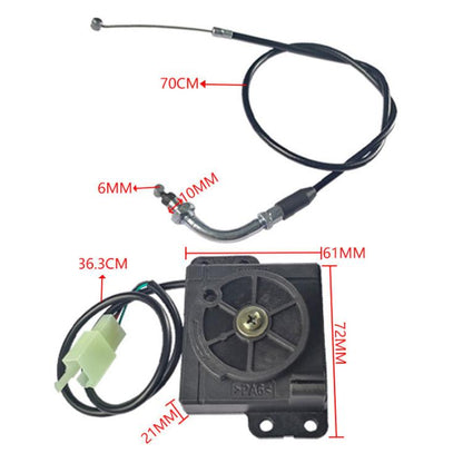 Electric-Bike Motorcycle Handlebar Modification Governor