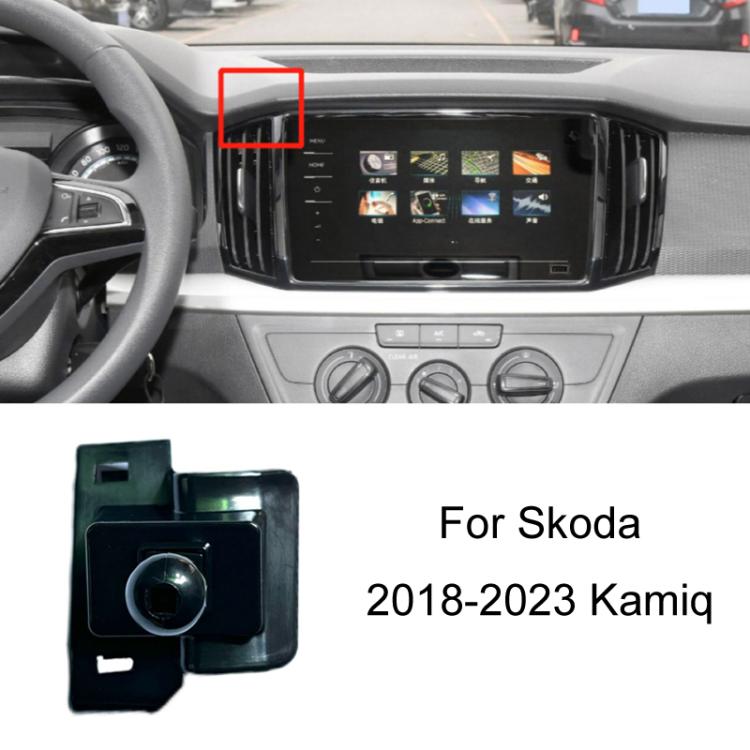 For Skoda Left Driving Car Special Mobile Phone Navigation Bracket Base, 13-15 Superb, 13-19 Octavia+Spaceback/Double Flash Outer Frame Arc Edge, 15-17 Fabia, 15-22 Octavia, 16-23 Superb, 17-21 Kodiaq/GT, 18-22 Koroc, 18-23 Kamiq                       ...