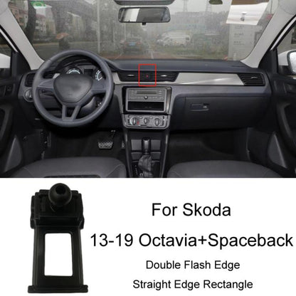 For Skoda Left Driving Car Special Mobile Phone Navigation Bracket Base, 13-15 Superb, 13-19 Octavia+Spaceback/Double Flash Outer Frame Arc Edge, 15-17 Fabia, 15-22 Octavia, 16-23 Superb, 17-21 Kodiaq/GT, 18-22 Koroc, 18-23 Kamiq                       ...