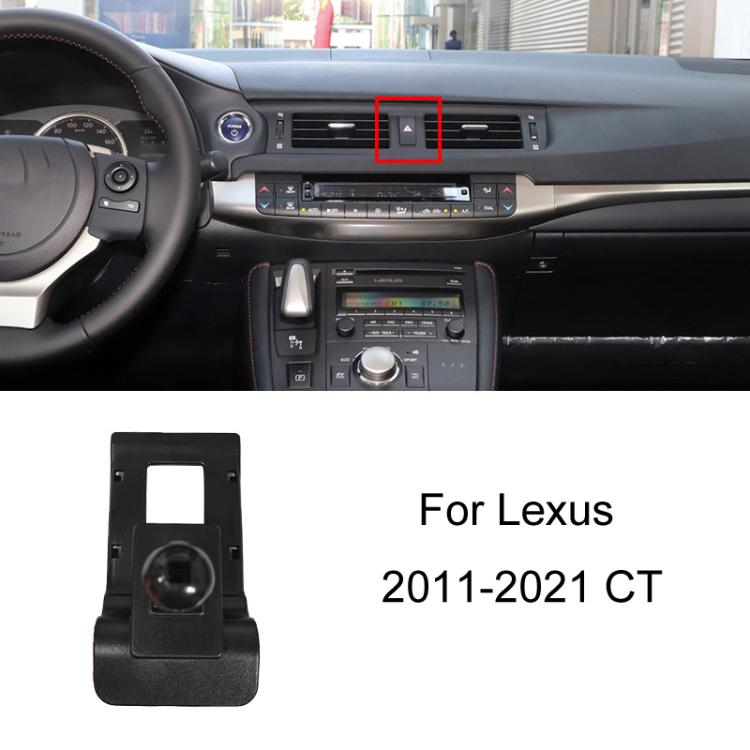 For Lexus Car Special Mobile Phone Navigation Bracket Base, 06-11 ES, 06-11 IS, 09-14 RX, 11-21 CT, 12-17 ES, 15-22 RX, 16-19 LX570, 16-21 NX, 18-20 ES, 18-21 LS, 19-21 UX, 21-22 ES, 22 NX