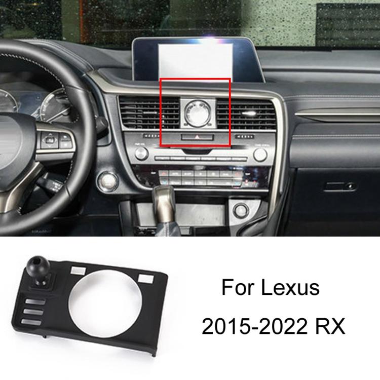 For Lexus Car Special Mobile Phone Navigation Bracket Base, 06-11 ES, 06-11 IS, 09-14 RX, 11-21 CT, 12-17 ES, 15-22 RX, 16-19 LX570, 16-21 NX, 18-20 ES, 18-21 LS, 19-21 UX, 21-22 ES, 22 NX