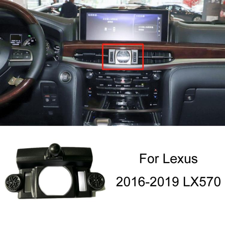 For Lexus Car Special Mobile Phone Navigation Bracket Base, 06-11 ES, 06-11 IS, 09-14 RX, 11-21 CT, 12-17 ES, 15-22 RX, 16-19 LX570, 16-21 NX, 18-20 ES, 18-21 LS, 19-21 UX, 21-22 ES, 22 NX