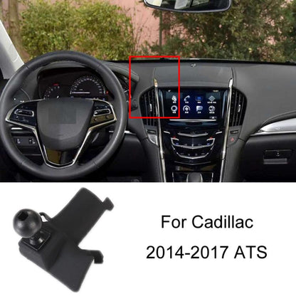 For Cadillac Left Driving Car Special Mobile Phone Navigation Bracket Base, 10-15 SRX, 13-19 ATS-L Sticky Type, 14-17 ATS, 14-22 XTS, 16-22 CT6, 16-23 XT5+XT6, 18-22 CT5, 18-23 XT4, 20-23 CT4, 22-23 LYRIQ