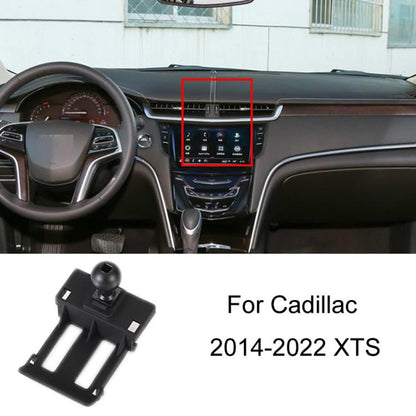 For Cadillac Left Driving Car Special Mobile Phone Navigation Bracket Base, 10-15 SRX, 13-19 ATS-L Sticky Type, 14-17 ATS, 14-22 XTS, 16-22 CT6, 16-23 XT5+XT6, 18-22 CT5, 18-23 XT4, 20-23 CT4, 22-23 LYRIQ