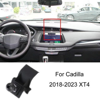 For Cadillac Left Driving Car Special Mobile Phone Navigation Bracket Base, 10-15 SRX, 13-19 ATS-L Sticky Type, 14-17 ATS, 14-22 XTS, 16-22 CT6, 16-23 XT5+XT6, 18-22 CT5, 18-23 XT4, 20-23 CT4, 22-23 LYRIQ