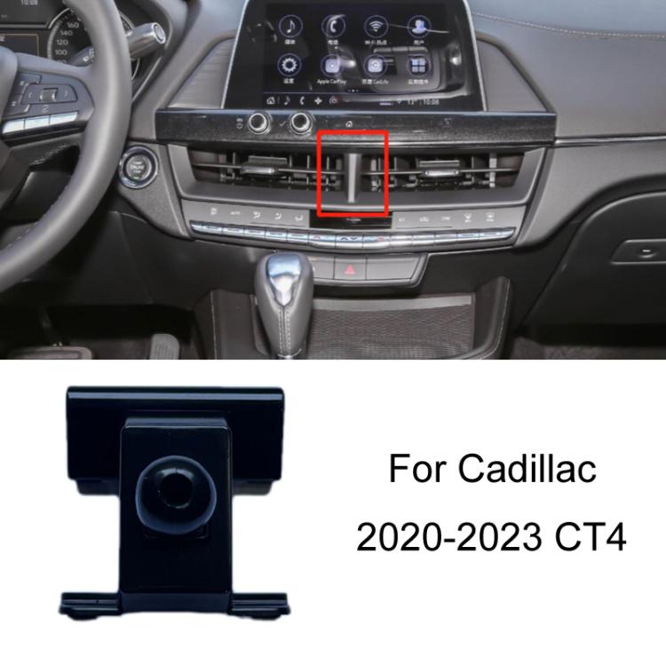 For Cadillac Left Driving Car Special Mobile Phone Navigation Bracket Base, 10-15 SRX, 13-19 ATS-L Sticky Type, 14-17 ATS, 14-22 XTS, 16-22 CT6, 16-23 XT5+XT6, 18-22 CT5, 18-23 XT4, 20-23 CT4, 22-23 LYRIQ