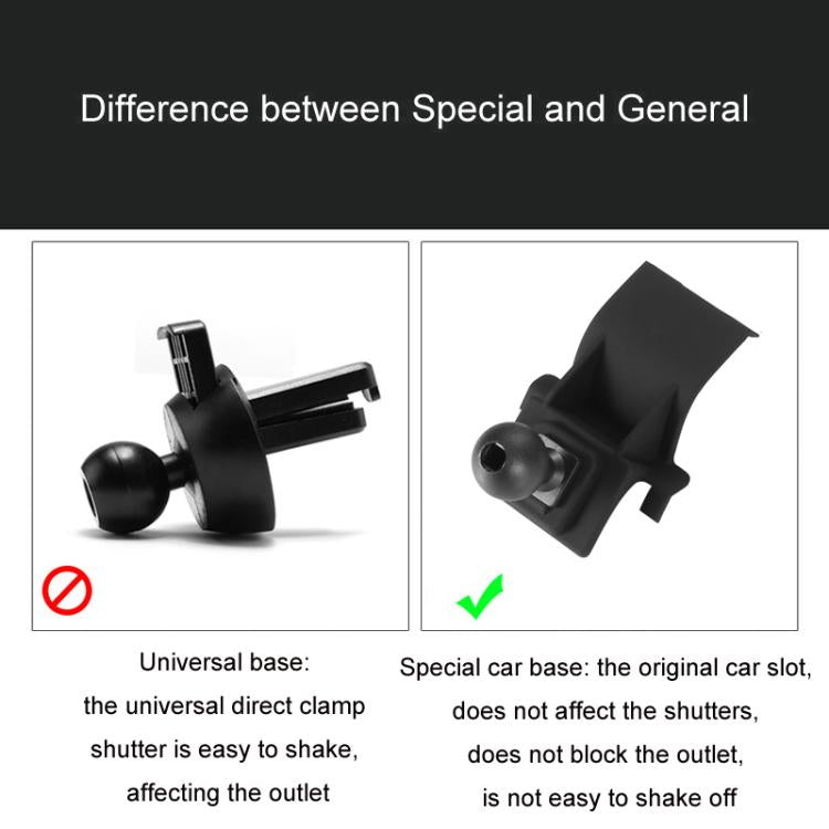 For Cadillac Left Driving Car Special Mobile Phone Navigation Bracket Base, 10-15 SRX, 13-19 ATS-L Sticky Type, 14-17 ATS, 14-22 XTS, 16-22 CT6, 16-23 XT5+XT6, 18-22 CT5, 18-23 XT4, 20-23 CT4, 22-23 LYRIQ