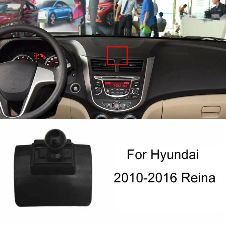 For Hyundai Left Driving Car Special Mobile Navigation Bracket Base, 04-11 Elantra, 06-13 Tussan, 08-10 CELESTA, 10-15 IX35, 10-16 Reina, 11-14 8 Generation Sonata, 11-16 CELESTA, 12-21 Elantra, 14-16 MISTRA, 15-18 Tussan, 15-19 IX25                   ...