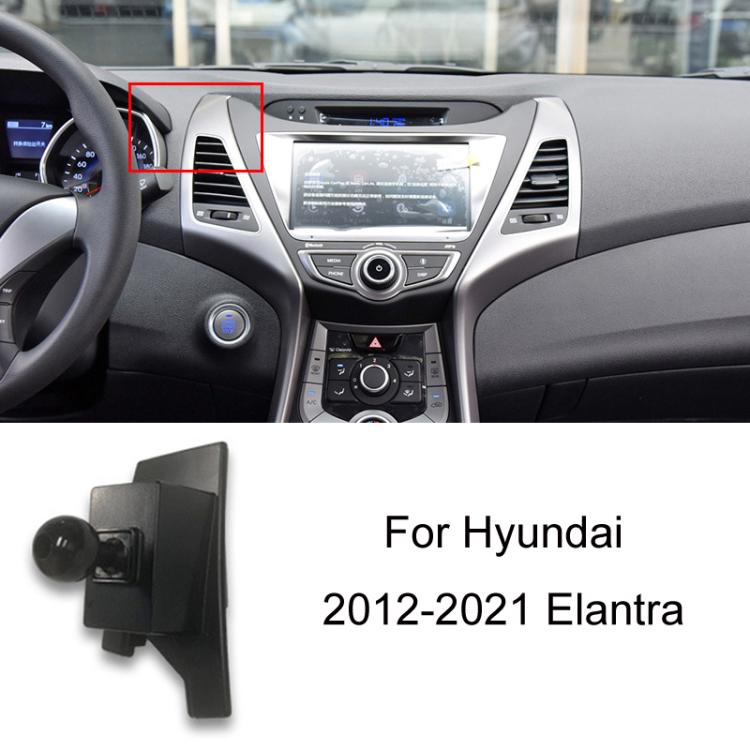 For Hyundai Left Driving Car Special Mobile Navigation Bracket Base, 04-11 Elantra, 06-13 Tussan, 08-10 CELESTA, 10-15 IX35, 10-16 Reina, 11-14 8 Generation Sonata, 11-16 CELESTA, 12-21 Elantra, 14-16 MISTRA, 15-18 Tussan, 15-19 IX25                   ...