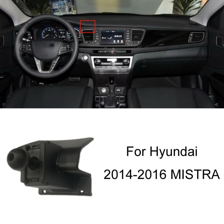 For Hyundai Left Driving Car Special Mobile Navigation Bracket Base, 04-11 Elantra, 06-13 Tussan, 08-10 CELESTA, 10-15 IX35, 10-16 Reina, 11-14 8 Generation Sonata, 11-16 CELESTA, 12-21 Elantra, 14-16 MISTRA, 15-18 Tussan, 15-19 IX25                   ...