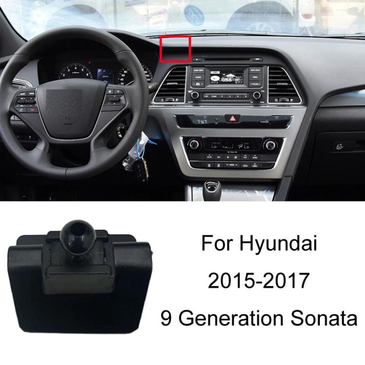 For Hyundai Left Driving Car Special Mobile Navigation Bracket Base, 04-11 Elantra, 06-13 Tussan, 08-10 CELESTA, 10-15 IX35, 10-16 Reina, 11-14 8 Generation Sonata, 11-16 CELESTA, 12-21 Elantra, 14-16 MISTRA, 15-18 Tussan, 15-19 IX25                   ...