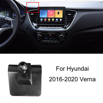 For Hyundai Left Driving Car Special Mobile Navigation Bracket Base, 04-11 Elantra, 06-13 Tussan, 08-10 CELESTA, 10-15 IX35, 10-16 Reina, 11-14 8 Generation Sonata, 11-16 CELESTA, 12-21 Elantra, 14-16 MISTRA, 15-18 Tussan, 15-19 IX25                   ...