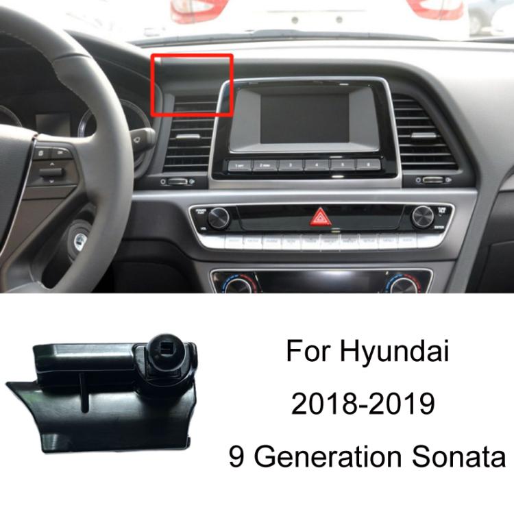 For Hyundai Left Driving Car Special Mobile Navigation Bracket Base, 04-11 Elantra, 06-13 Tussan, 08-10 CELESTA, 10-15 IX35, 10-16 Reina, 11-14 8 Generation Sonata, 11-16 CELESTA, 12-21 Elantra, 14-16 MISTRA, 15-18 Tussan, 15-19 IX25                   ...