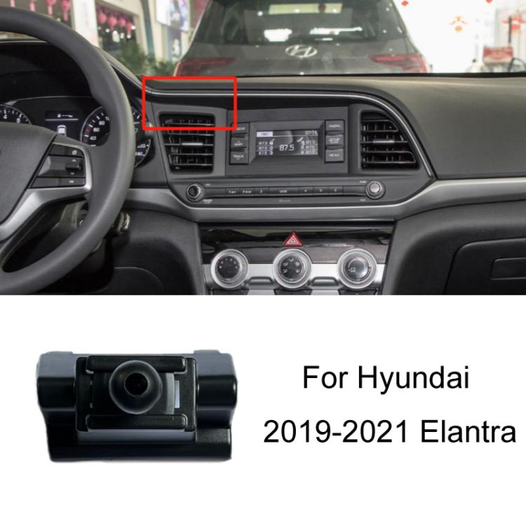 For Hyundai Left Driving Car Special Mobile Navigation Bracket Base, 04-11 Elantra, 06-13 Tussan, 08-10 CELESTA, 10-15 IX35, 10-16 Reina, 11-14 8 Generation Sonata, 11-16 CELESTA, 12-21 Elantra, 14-16 MISTRA, 15-18 Tussan, 15-19 IX25                   ...