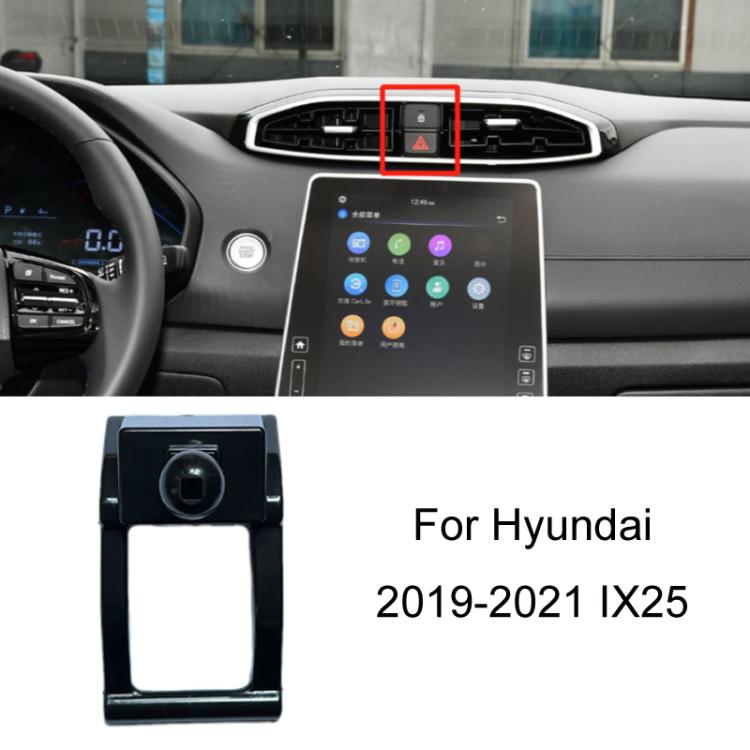 For Hyundai Left Driving Car Special Mobile Navigation Bracket Base, 04-11 Elantra, 06-13 Tussan, 08-10 CELESTA, 10-15 IX35, 10-16 Reina, 11-14 8 Generation Sonata, 11-16 CELESTA, 12-21 Elantra, 14-16 MISTRA, 15-18 Tussan, 15-19 IX25                   ...