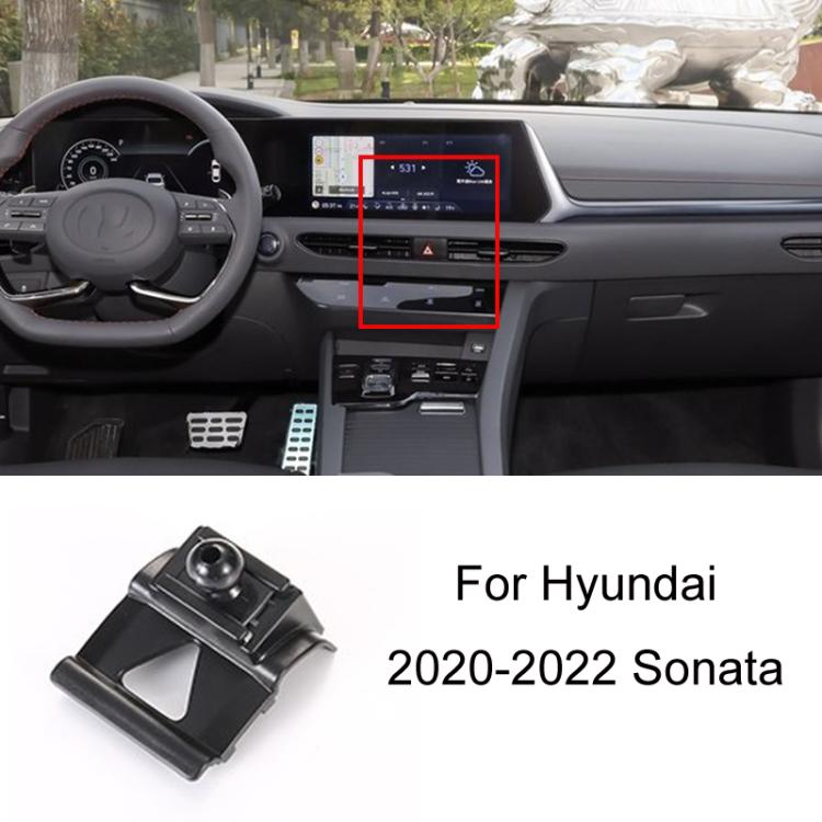For Hyundai Left Driving Car Special Mobile Navigation Bracket Base, 04-11 Elantra, 06-13 Tussan, 08-10 CELESTA, 10-15 IX35, 10-16 Reina, 11-14 8 Generation Sonata, 11-16 CELESTA, 12-21 Elantra, 14-16 MISTRA, 15-18 Tussan, 15-19 IX25                   ...
