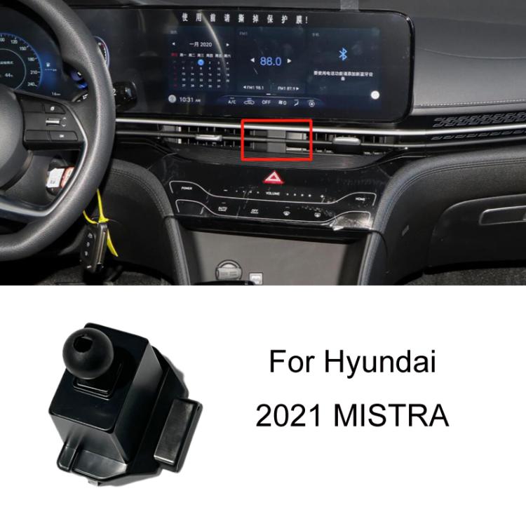 For Hyundai Left Driving Car Special Mobile Navigation Bracket Base, 04-11 Elantra, 06-13 Tussan, 08-10 CELESTA, 10-15 IX35, 10-16 Reina, 11-14 8 Generation Sonata, 11-16 CELESTA, 12-21 Elantra, 14-16 MISTRA, 15-18 Tussan, 15-19 IX25                   ...