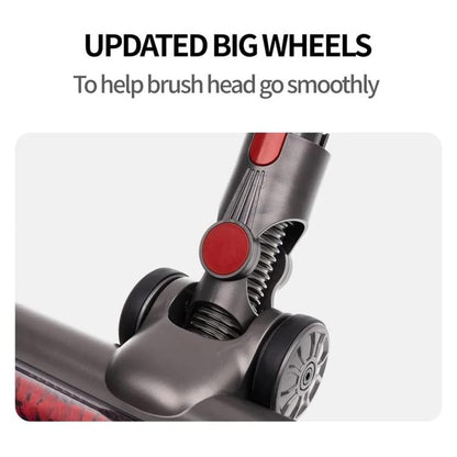 For Dyson V7 / V8 / V10 / V11 / V15 Vacuum Cleaner Floor Brush Carbon Fiber Attachment, Type 1, 3pcs /Set