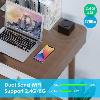 Urant USM16 1200Mbps Dual-band Mesh WiFi Router Signal Amplifier with 3 Gigabit Ethernet Ports
