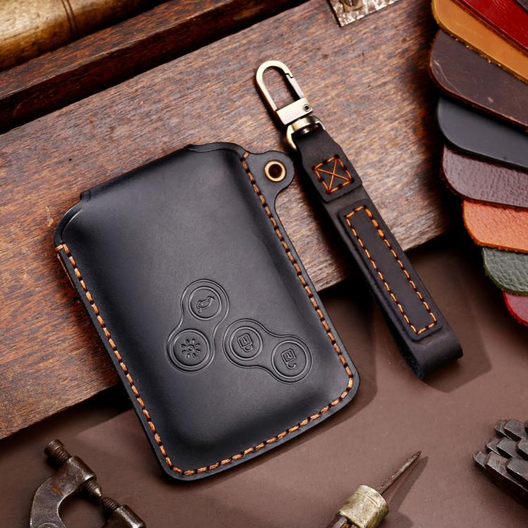 Hallmo For Renault Car Key Protective Cover Key Storage Bag, C185 Blue, C185 Brown, C185 Black, C199 Brown, C199 Blue, C199 Black