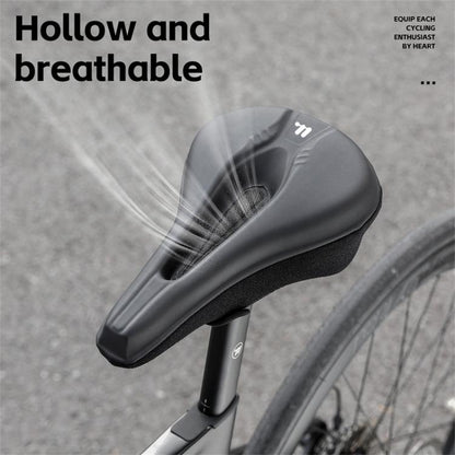 WEST BIKING Bicycle Riding Thickened Sponge PU Leather Soft Seat Cushion Cover
