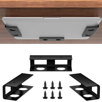 Under Desk Laptop Tablet Storage Mount Kit Office Storage Organize, 3cm